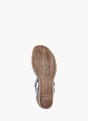 Rieker Damen Keilsandaletten Blau 137360 4