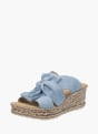 Rieker Damen Pantoletten Blau 137361 2
