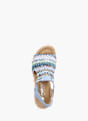 Rieker Damen Keilsandaletten Blau 137377 4