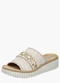 Rieker Damen Pantoletten Beige 137382 2