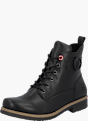 Rieker Damen Schnürstiefel Schwarz 143692 2
