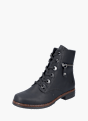 Rieker Damen Schnürstiefel Schwarz 137456 2