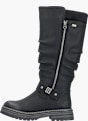 Rieker Damen Hochschaftstiefel Schwarz 143772 3