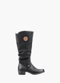 Rieker Damen Hochschaftstiefel Schwarz 137486 1