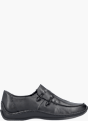 Rieker Damen Slipper Schwarz 141757 1