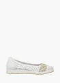 Rieker Damen Ballerinas Weiß 136055 1