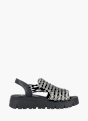 Rieker Damen Keilsandaletten Schwarz 136380 1