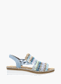 Rieker Damen Keilsandaletten Blau 136385 1