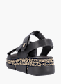 Rieker Damen Riemchensandalen Schwarz 136411 3