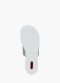 Rieker Damen Pantoletten Hellblau 136436 4