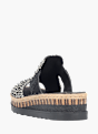 Rieker Damen Pantoletten Schwarz 136453 3