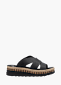 Rieker Damen Pantoletten Schwarz 130360 1