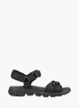 Rieker Damen Trekkingsandalen Schwarz 136463 3