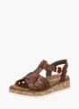 Rieker Damen Riemchensandalen Braun 136528 2