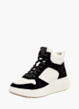 Rieker Sport Damen Sneaker High Schwarz 136566 2