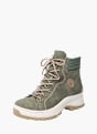 Rieker Damen Schnürstiefel Grün 136648 2