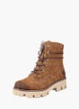 Rieker Damen Schnürstiefel Braun 136673 2
