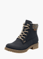 Rieker Damen Schnürstiefel Blau 136686 2