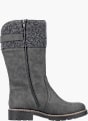 Rieker Damen Hochschaftstiefel Grau 136693 3