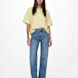 PIECES Tee-shirt Jaune 123017 1