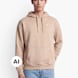FILA Sweat à capuche Taupe 114502 1