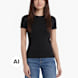 PIECES T-Shirt Schwarz 122706 1