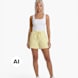 PIECES Short jaune 122724 1
