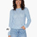 PIECES Strickpullover Hellblau 122947 1