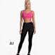 Kappa Brassière de sport Rose 127374 1
