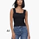 PIECES Top Schwarz 135534 1
