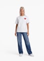 PIECES T-Shirt Biały 122781 1