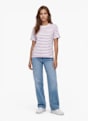 PIECES T-Shirt Fioletowy 123001 1