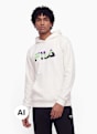 FILA Sweat à capuche Blanc cassé 9831 1