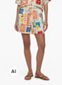 PIECES Shorts Orange 122729 1