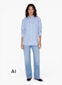PIECES Bluse Hellblau 122820 2