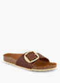 Birkenstock Flache Pantolette Cognac 94437 1