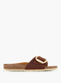 Birkenstock Flache Pantolette Cognac 94437 2