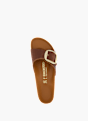 Birkenstock Flache Pantolette Cognac 94437 3