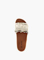Verbenas Flache Pantolette Gold 94884 3