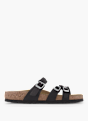 Birkenstock Flache Pantolette Schwarz 92259 2