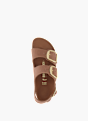 Birkenstock Flache Pantolette Cognac 92266 3