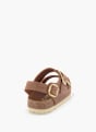 Birkenstock Flache Pantolette Cognac 92266 4