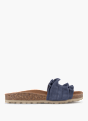 Verbenas Flache Pantolette Blau 92466 2