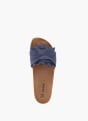 Verbenas Flache Pantolette Blau 92466 3