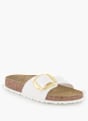 Birkenstock Flache Pantolette Weiss 93889 1