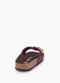 Birkenstock Ciabatta con plantare profondo Rosso 93890 4