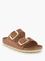 Birkenstock Flache Pantolette Cognac 93892 1