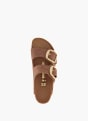 Birkenstock Flache Pantolette Cognac 93892 3