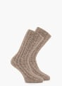 Cosy Nature Strümpfe Taupe 93403 1