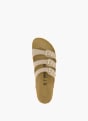 Birkenstock Flache Pantolette Creme 95557 3